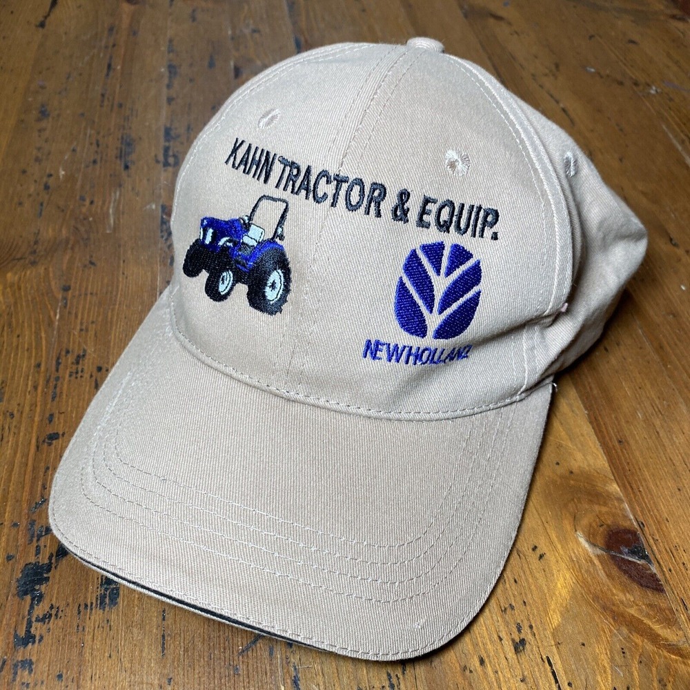 Kahn Tractor & Equipment New Holland Logo Seed Agricultural Farmers Hat Adult